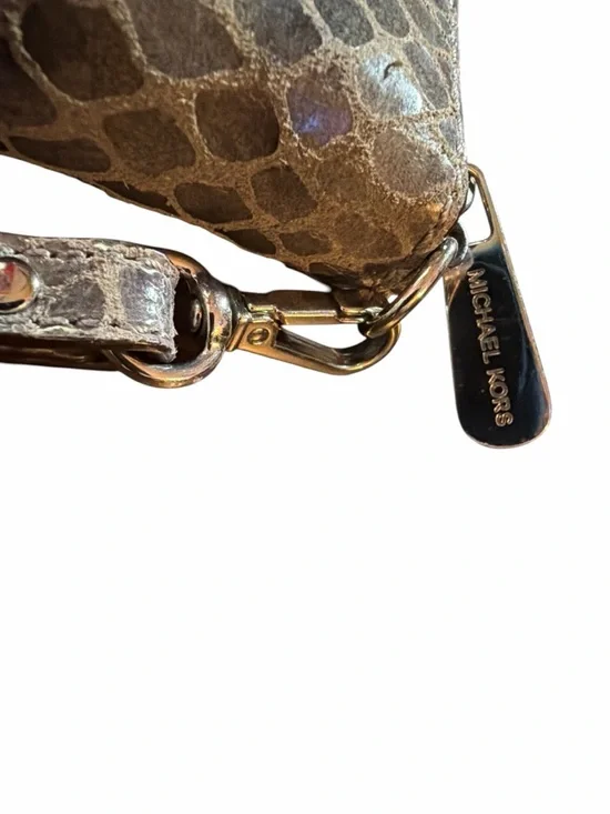 ✨ Michael Kors Cynthia Snakeskin Embossed Satchel & Matching Wallet Set ✨ - Picture 11 of 11